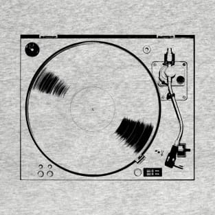 Turntable - Vinyl Analog Record Music Producer T-Shirt